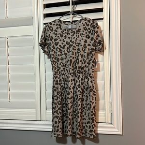 Old Navy Leopard Print Mini Dress